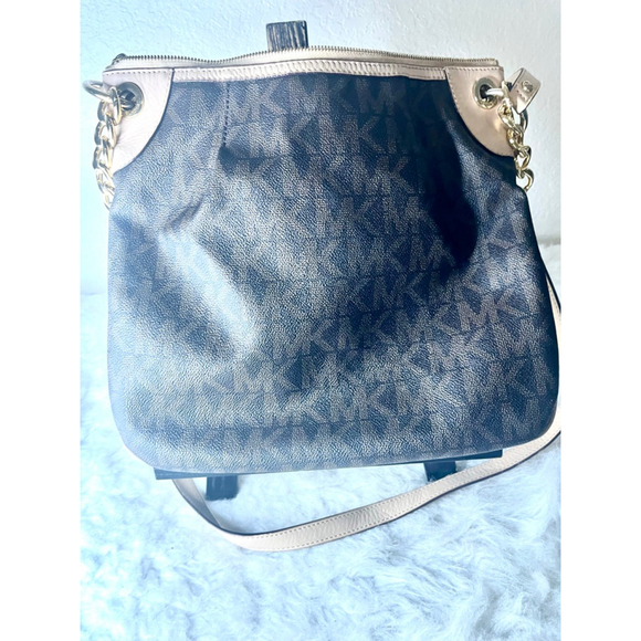 Michael kors Bedford Jet Set Brown Convertible Shoulder Bag with Crossbody strap - Picture 5 of 13